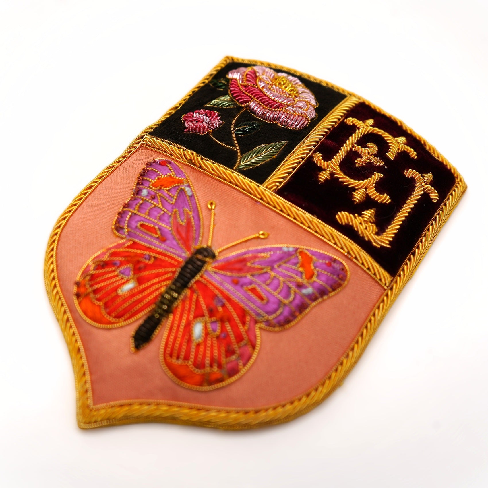 Hand and Lock - Bespoke Hand Embroidered Badges - Elton John 