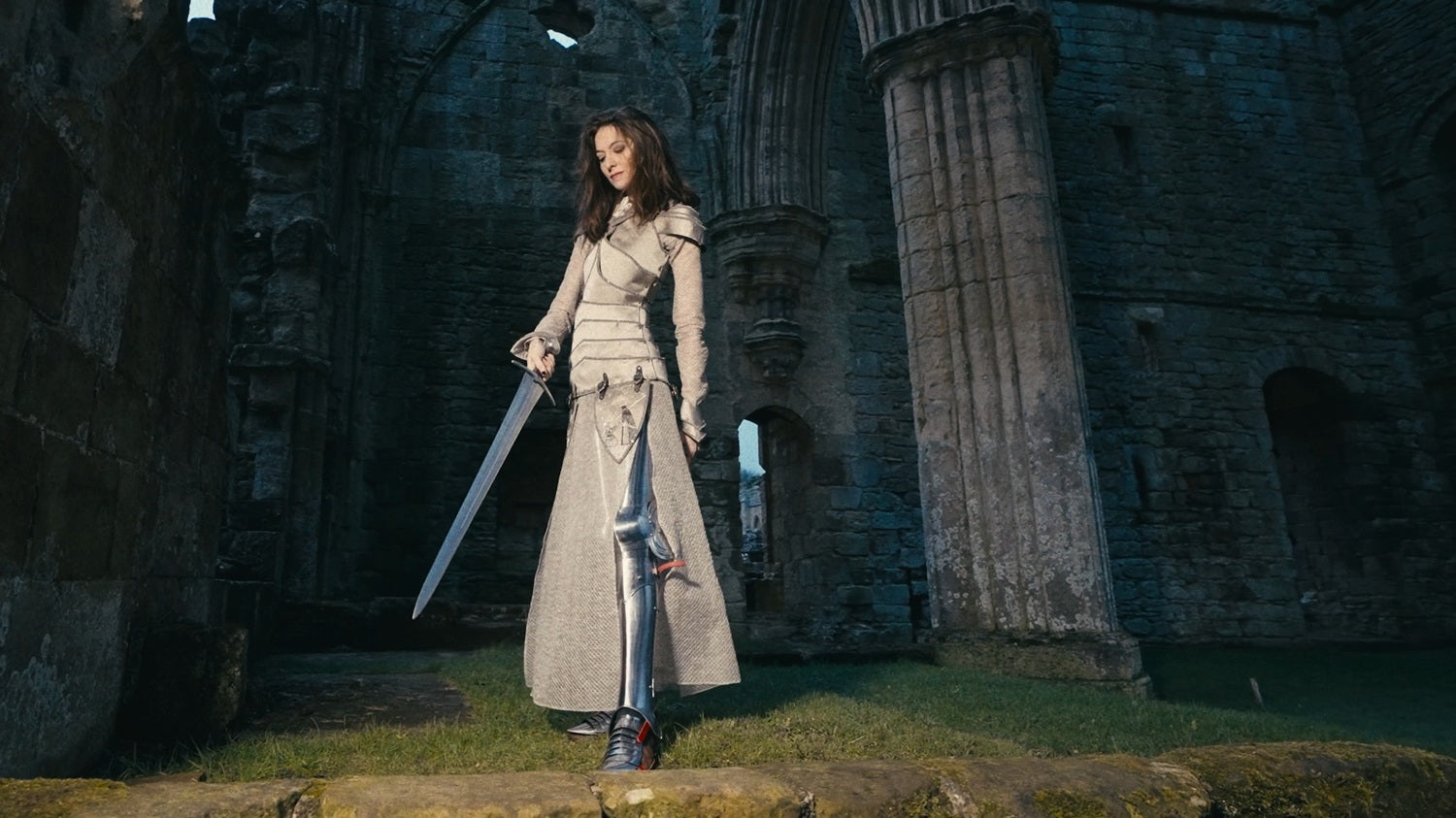 Hand and Lock - Bespoke Hand Embroidery - Bernadette Banner, Joan of Arc Armour Dress 