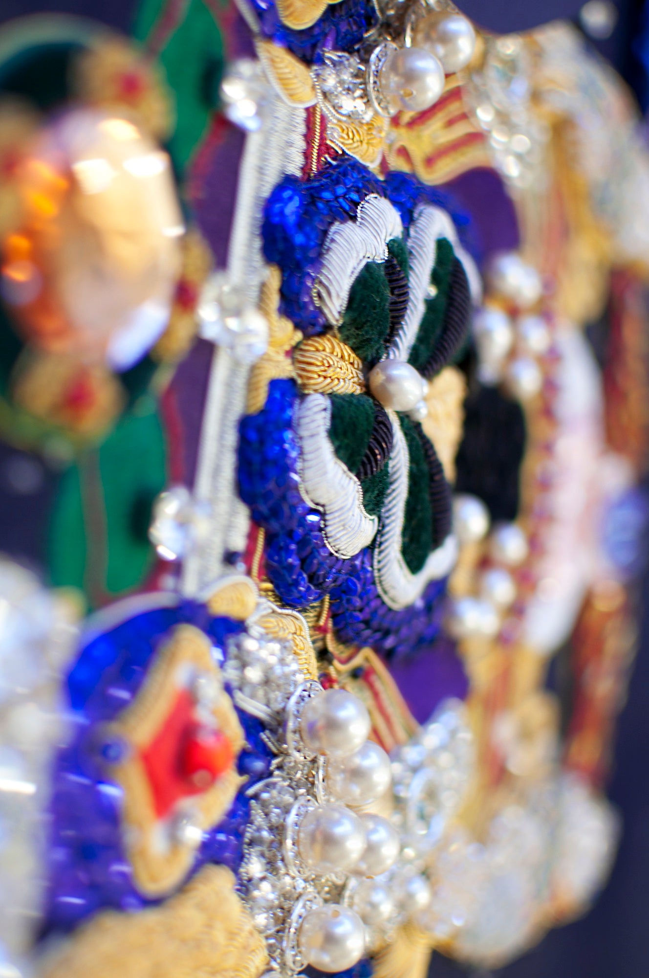 Hand and Lock - Bespoke Hand Embroidery and Beading - Mary Katrantzou