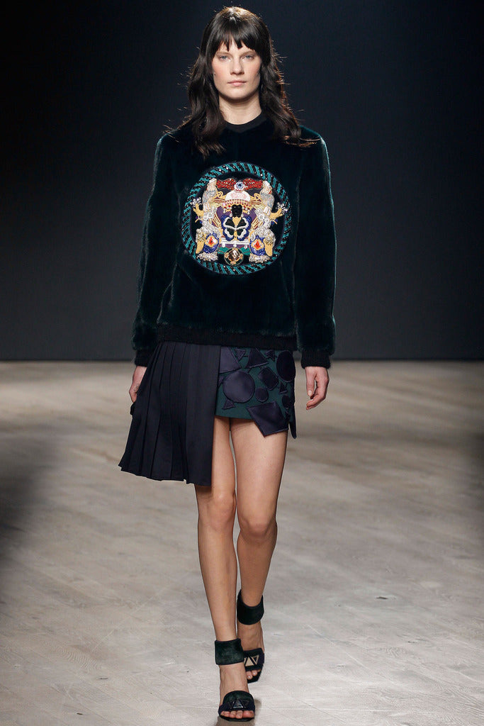 Hand and Lock - Bespoke Hand Embroidery and Beading - Mary Katrantzou Jumper
