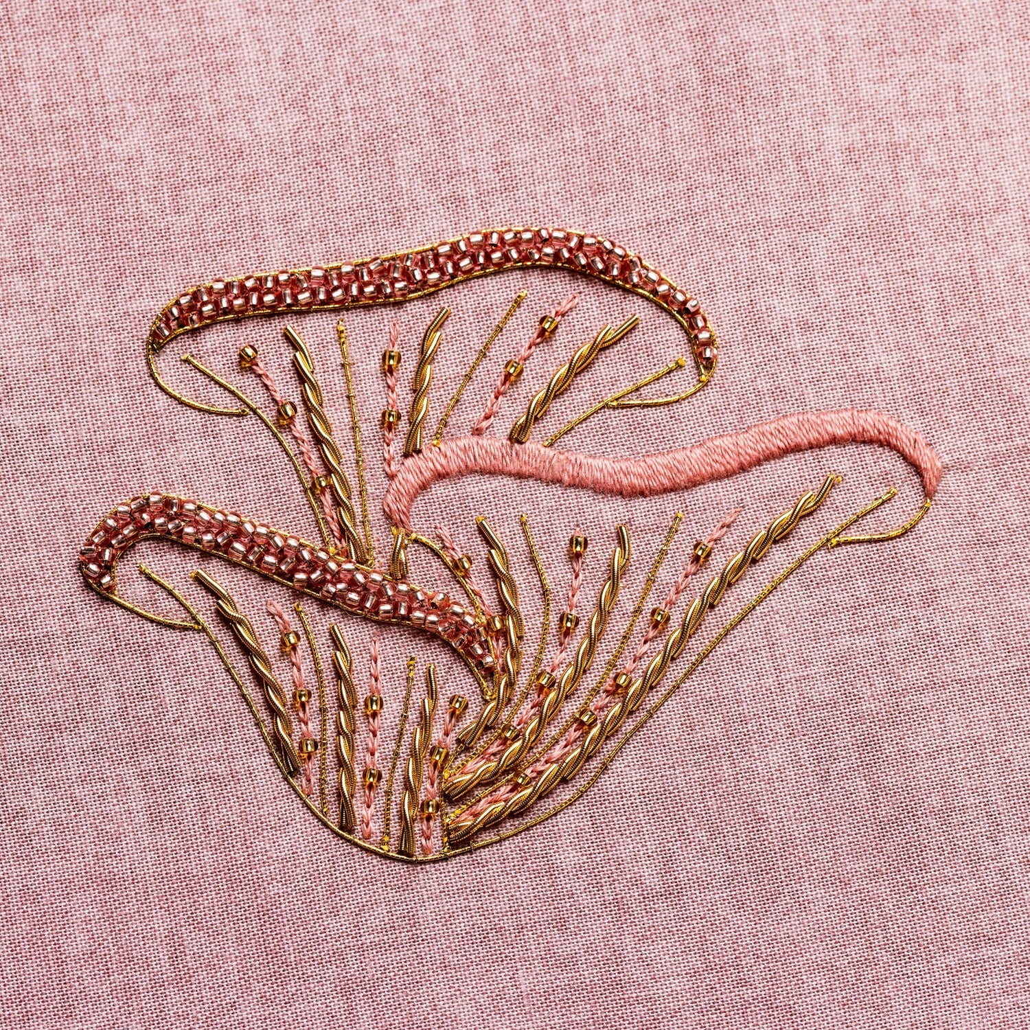 Hand & Lock External Embroidery Course with Kew Gardens - Mushroom Embroidery