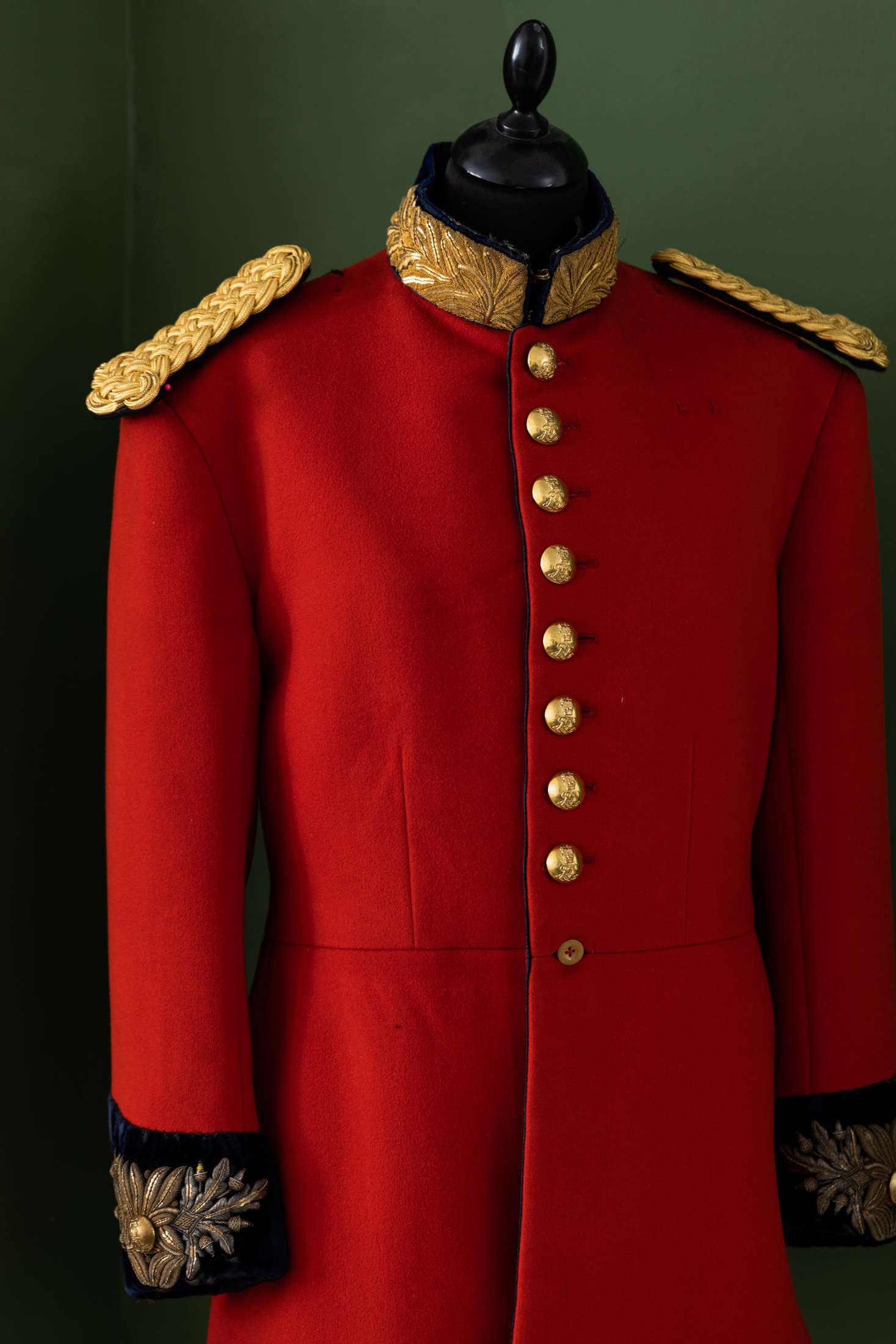 Hand & Lock Embroidered Goldwork Military Jacket