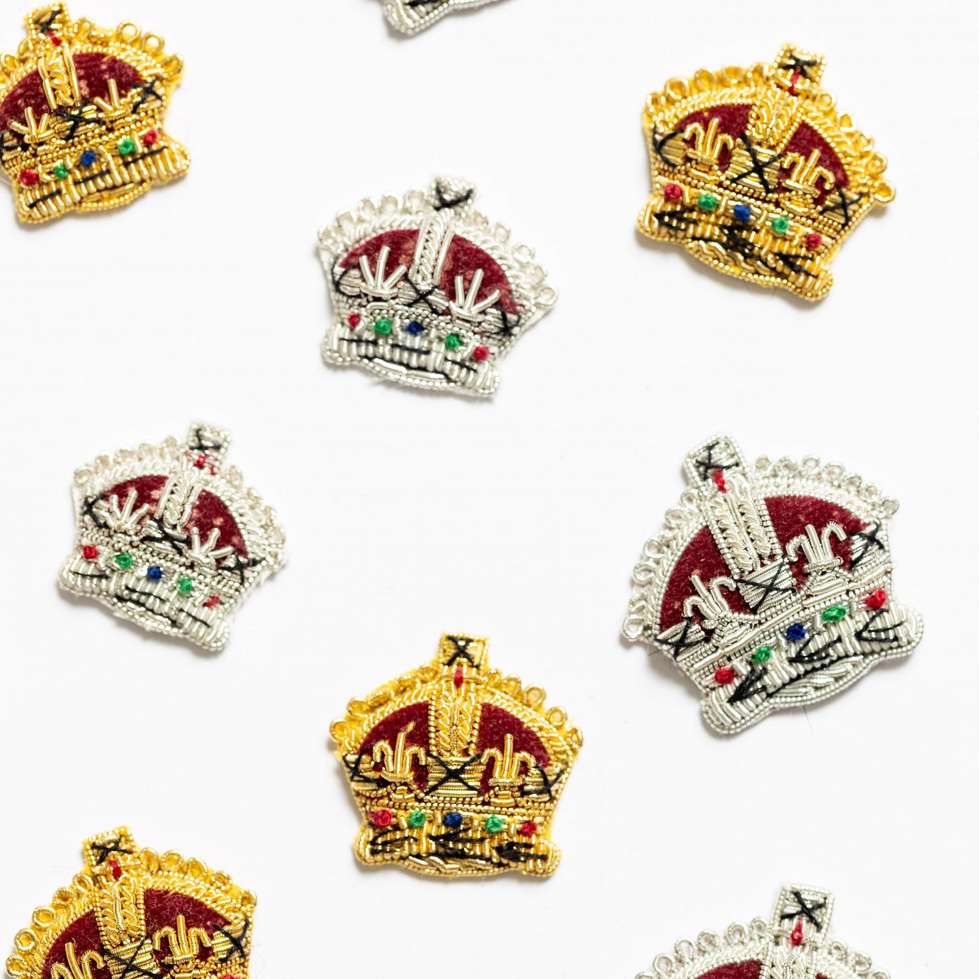 Hand & Lock Goldwork Kings Crown Ranks 