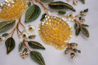 Hand and Lock School Hand Embroidery Course - Beaded Lemons 