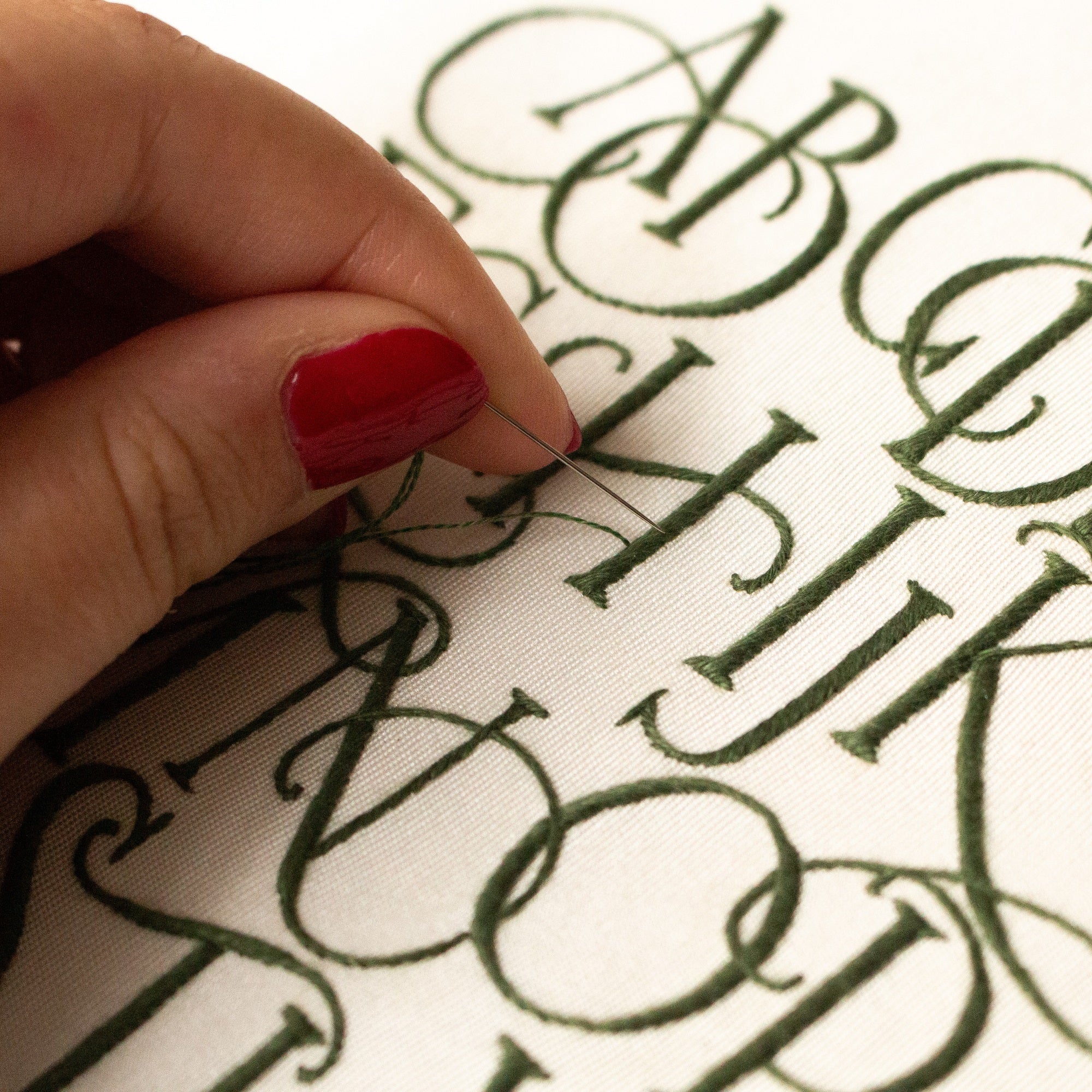 Hand and Lock School Hand Embroidery Course - Classical Monogramming