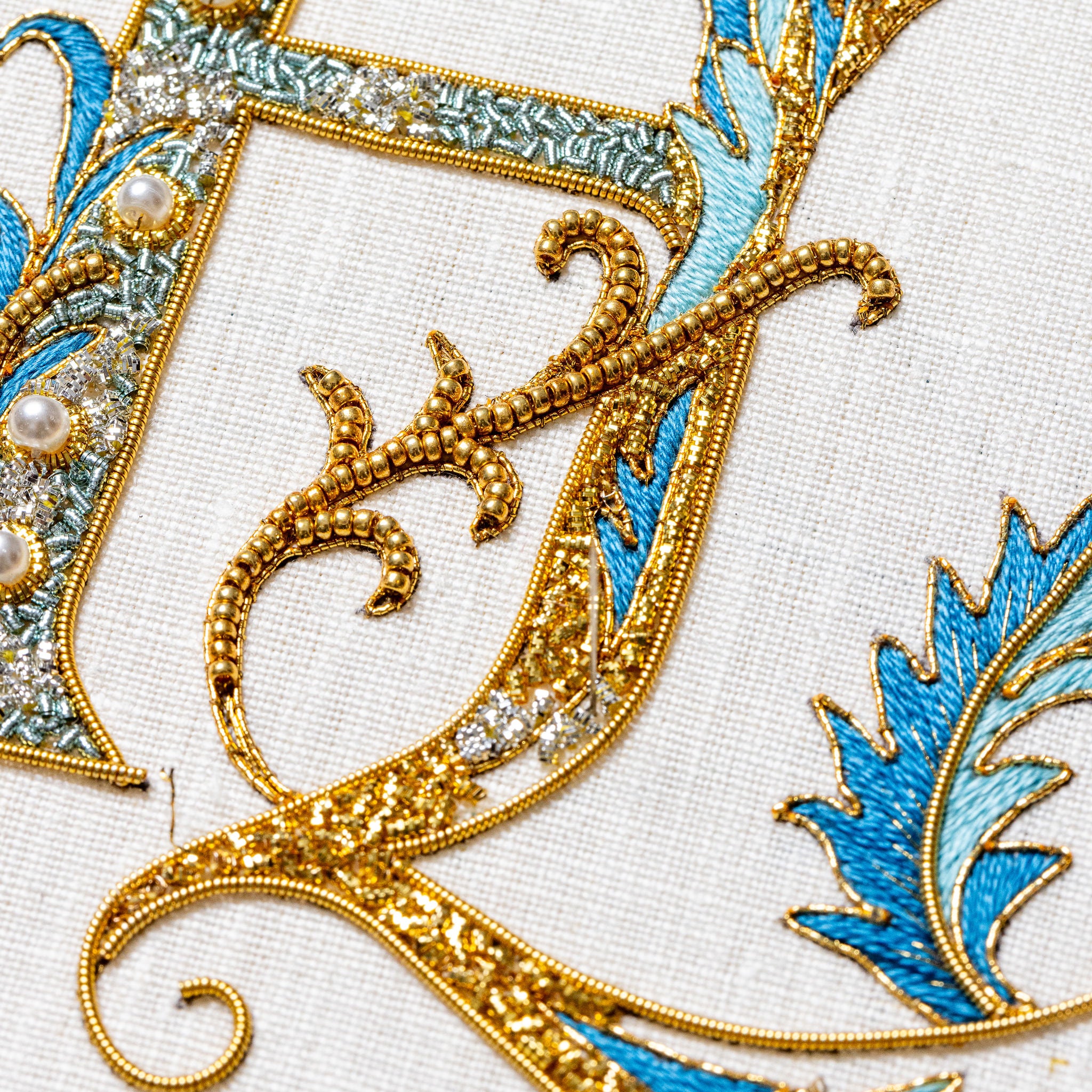 Hand and Lock School Hand Embroidery Course - Contemporary Monogramming 