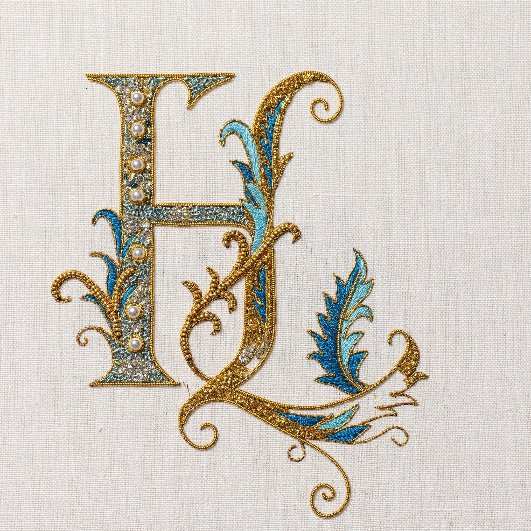 Hand and Lock School Hand Embroidery Course - Contemporary Monogramming 