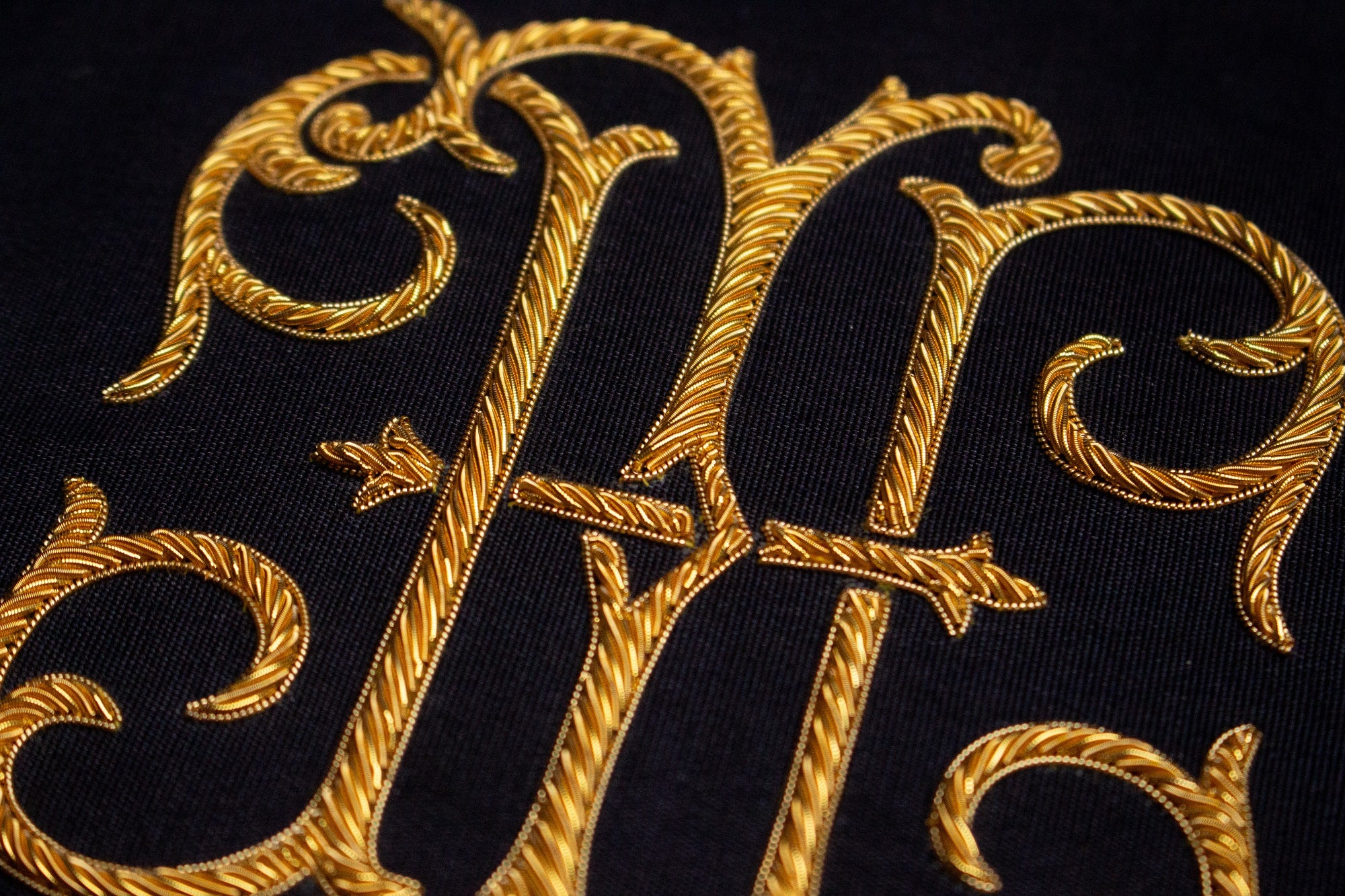 Hand and Lock School Hand Embroidery Course - Goldwork Personalisation 