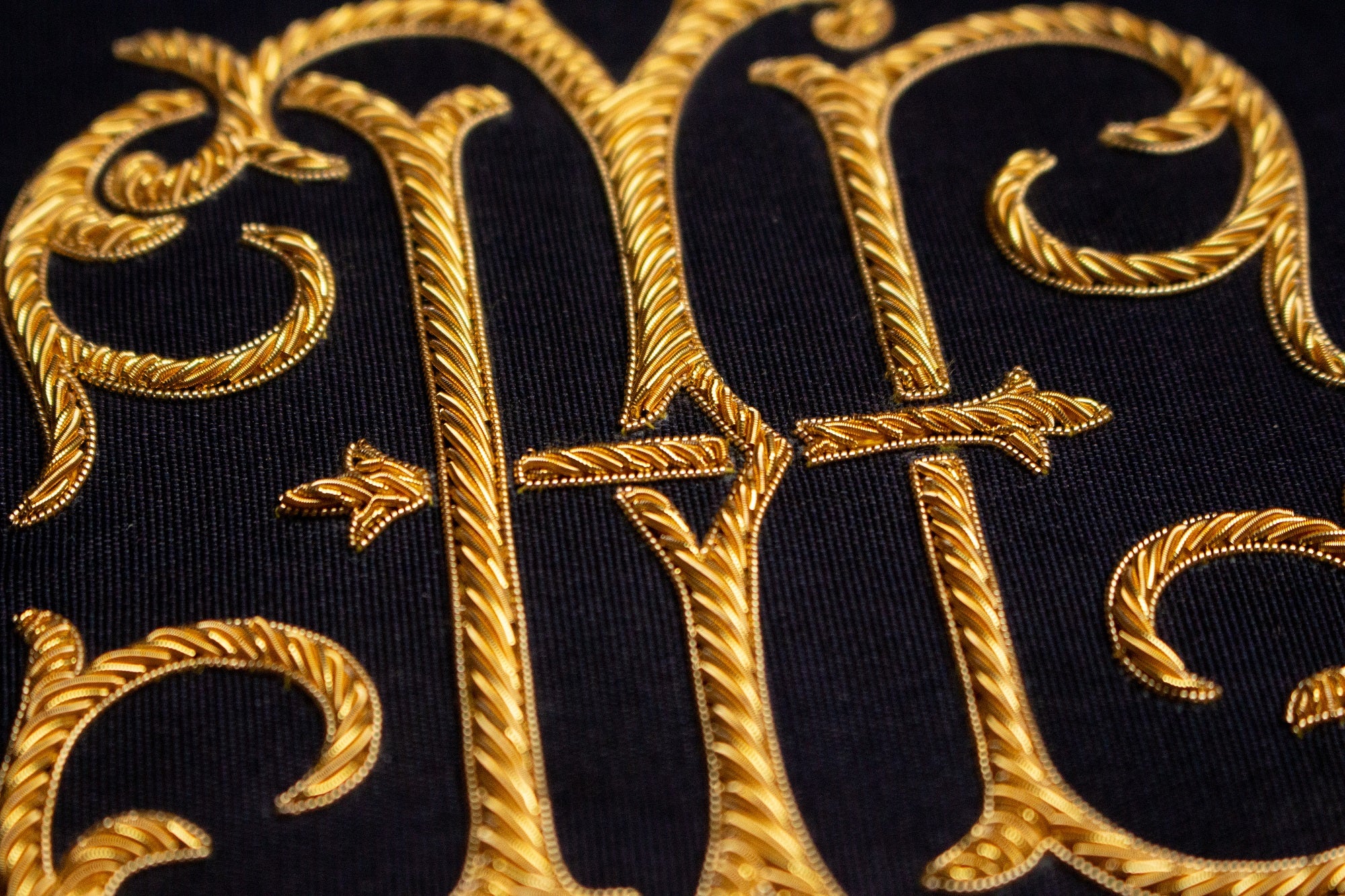 Hand and Lock School Hand Embroidery Course - Goldwork Personalisation 