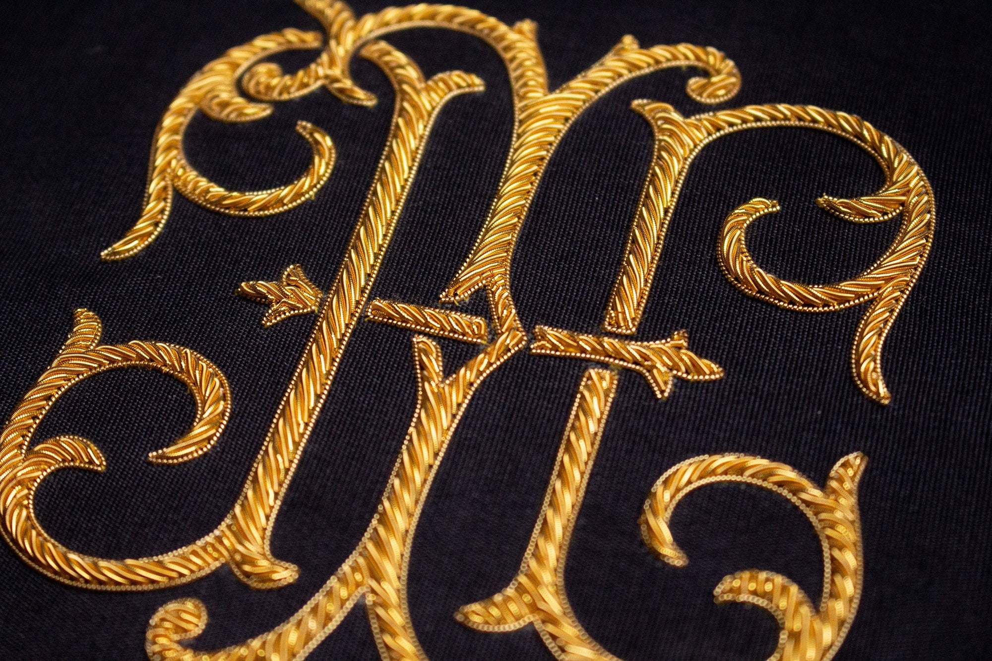 Hand and Lock School Hand Embroidery Course - Goldwork Personalisation 