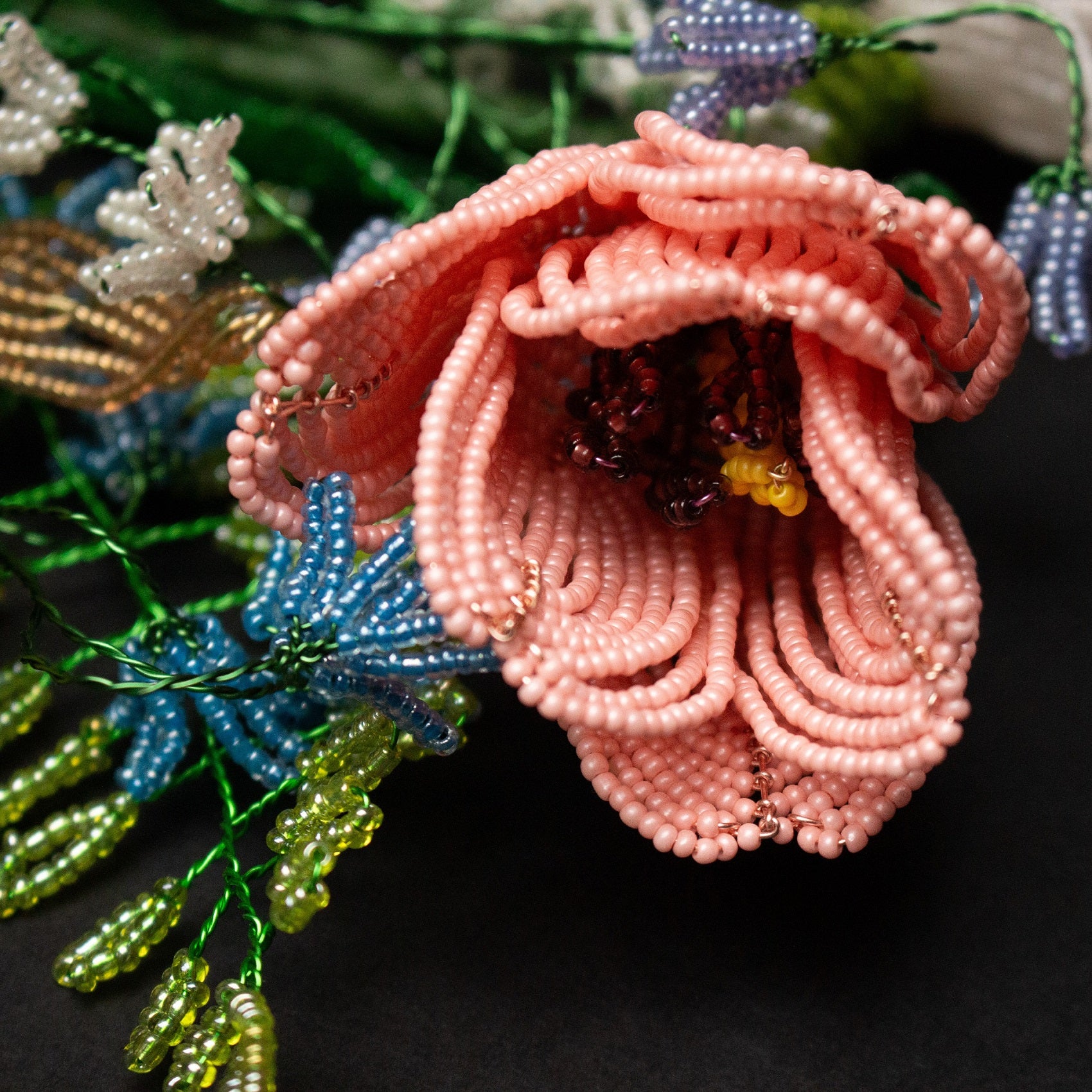 Holly Parr Guest Tutor Hand Beading Course 'Beaded Blooms'