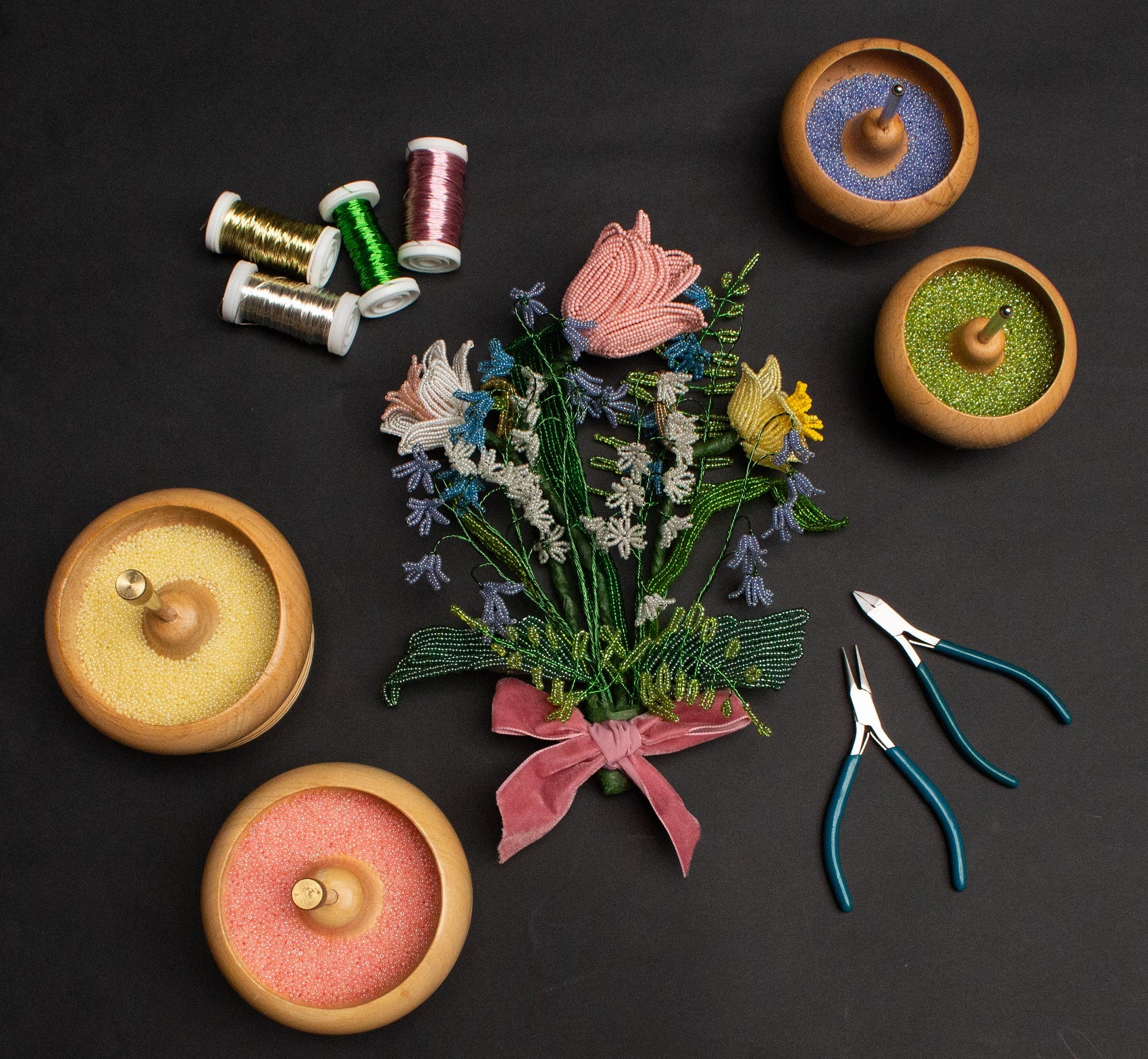 Holly Parr Guest Tutor Hand Beading Course 'Beaded Blooms'