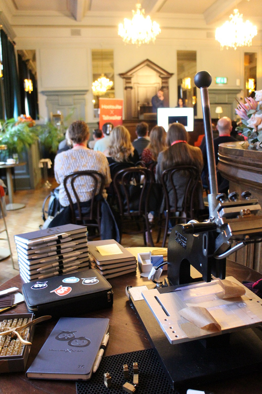 Hootsuite Bespoke Embossing Event