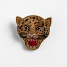 Jaguar Hand Embroidered Brooch 