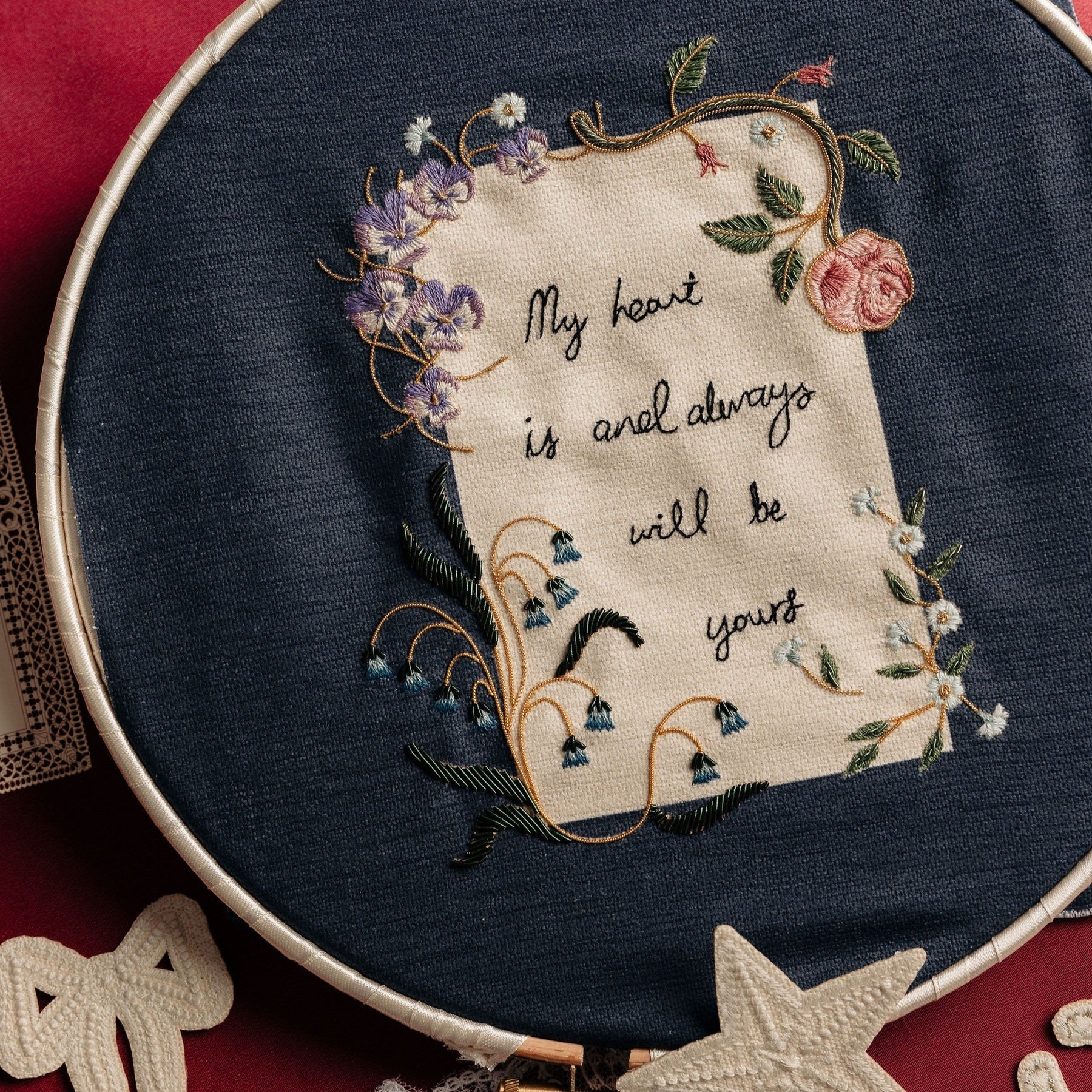 Jane Austen Hand Embroidery Kit 