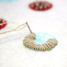 Lemon Pepper Studio Guest Tutor Hand Embroidery Course 'Fly Agaric Earrings'