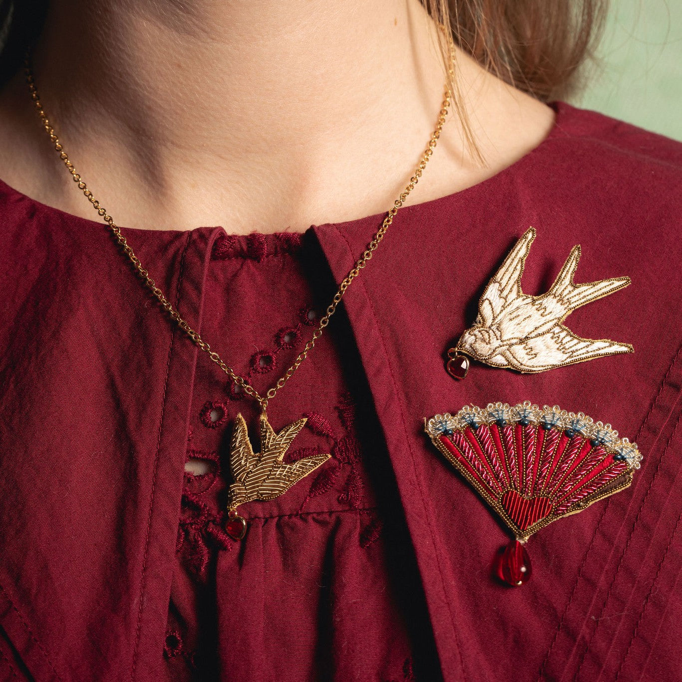 Love Letters - Valentines Collection 2026 - Hand Embroidered Jewellery