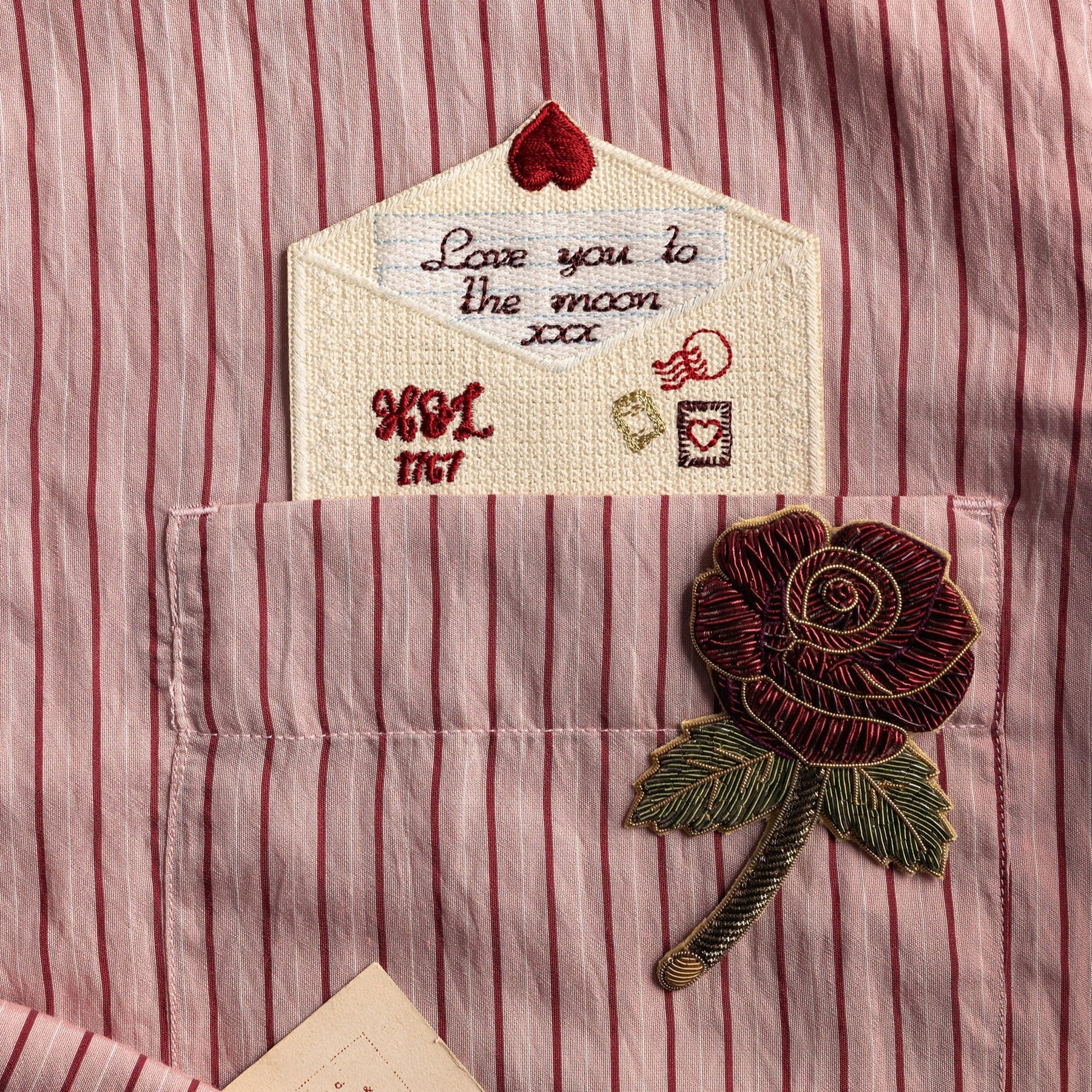 Love Letters - Valentines Collection 2026 Embroidered Accessories