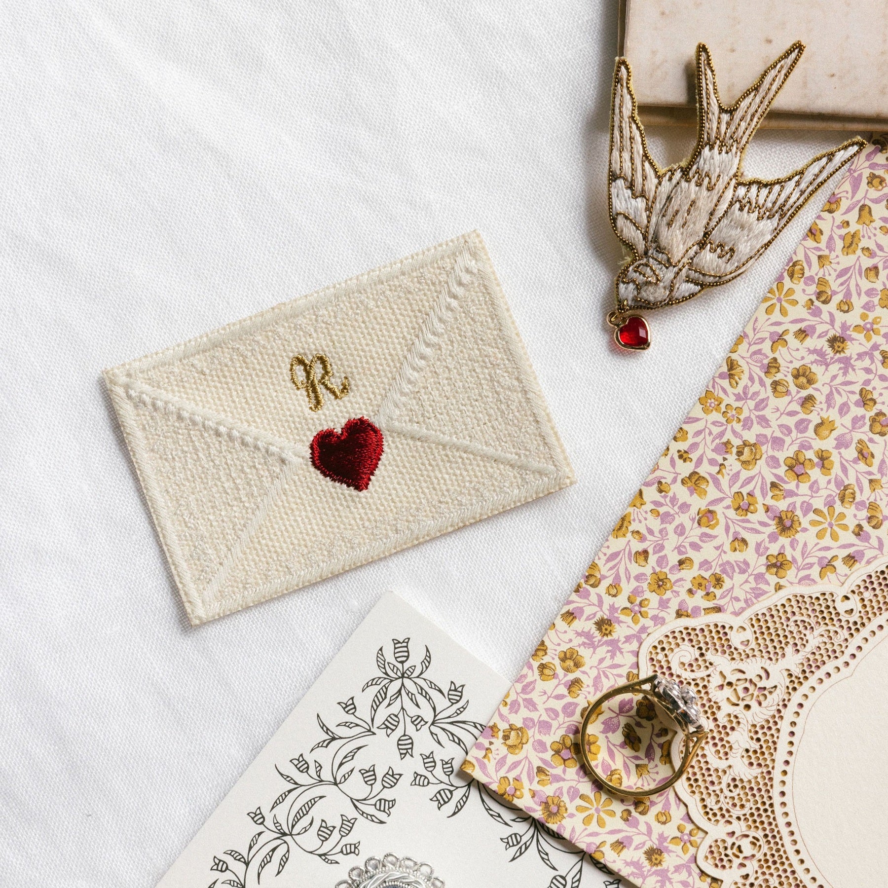Love Letters - Valentines Collection 2026 Embroidered Accessories