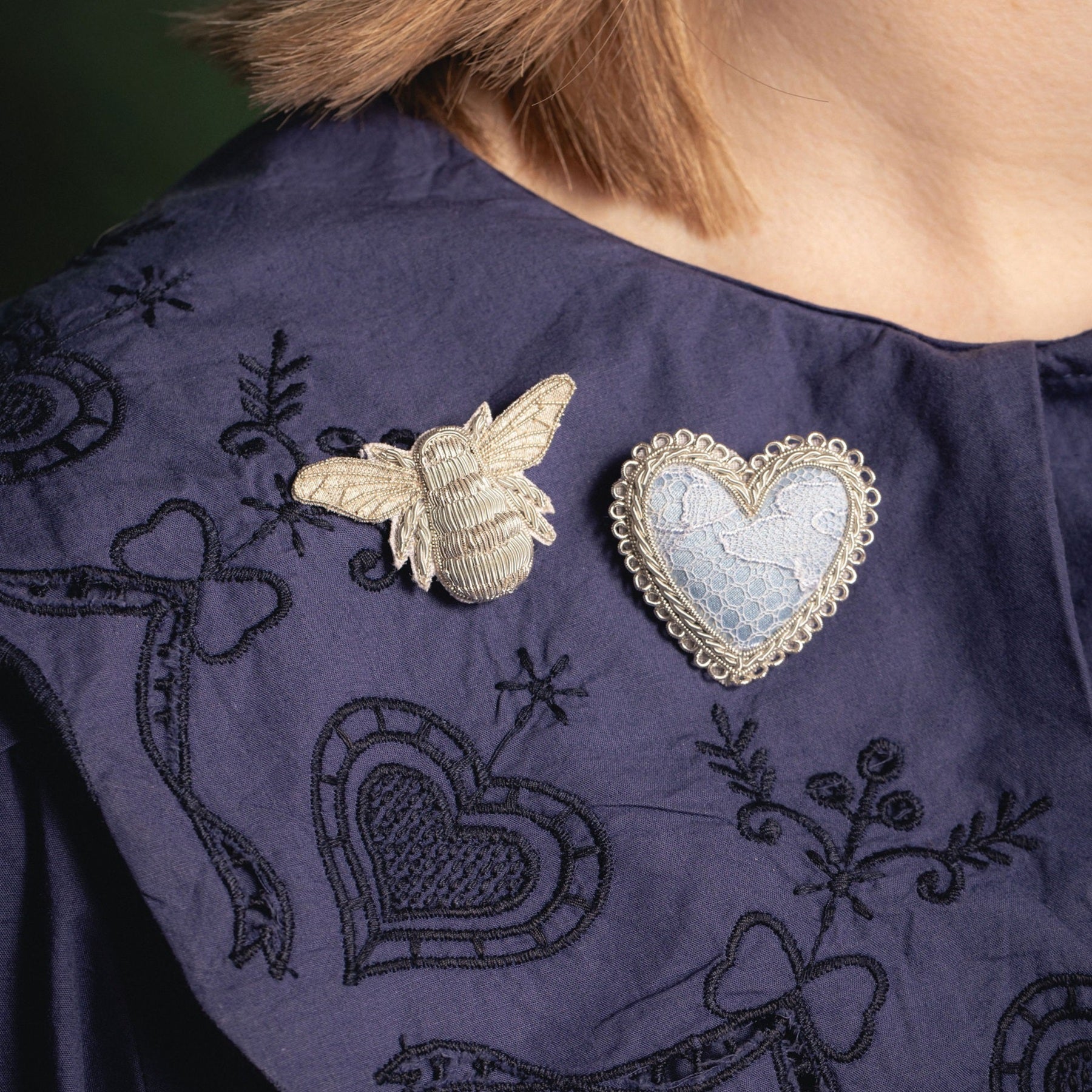 Love Letters - Valentines Collection 2026 Hand Embroidered Brooches