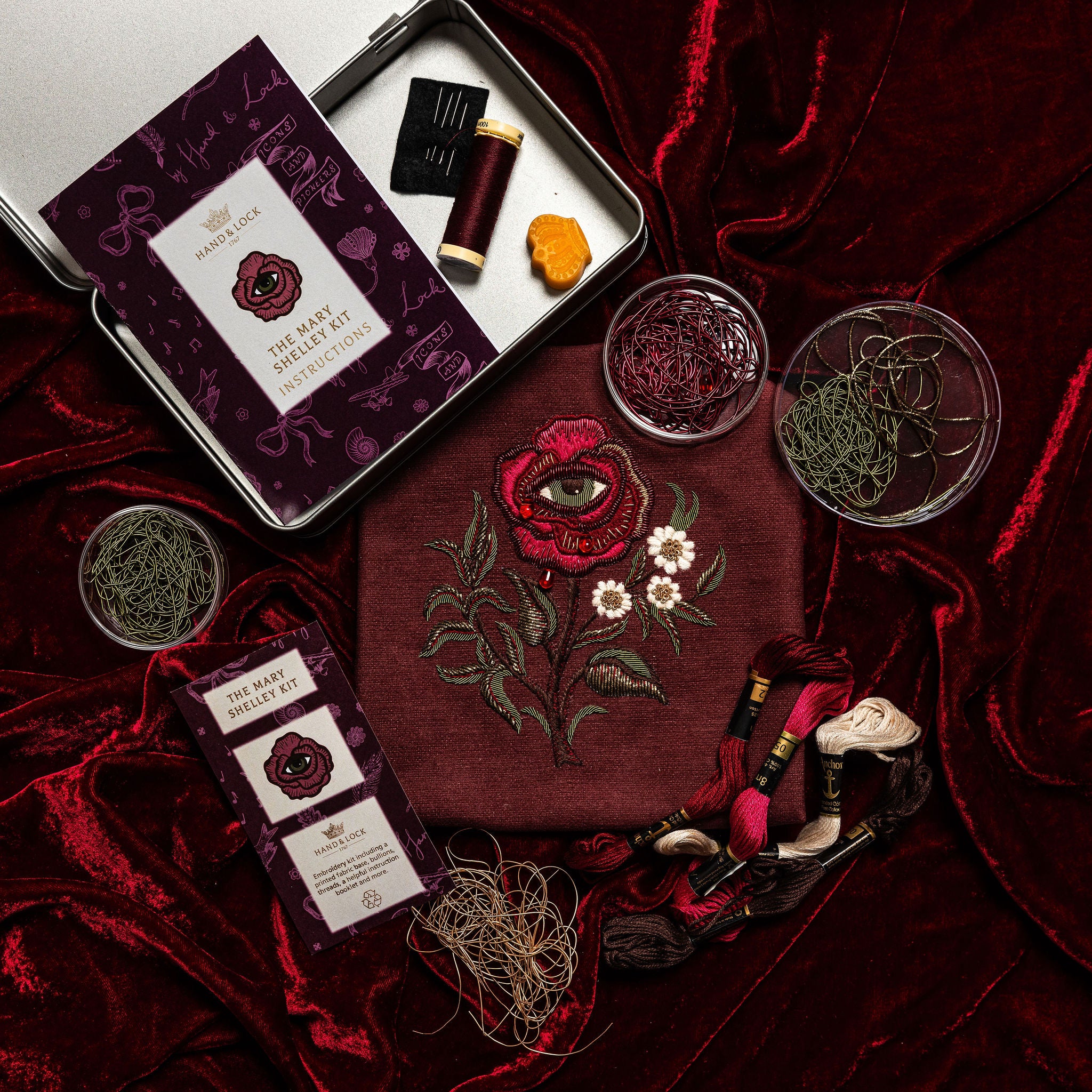 May Shelley Goldwork Embroidery Kit