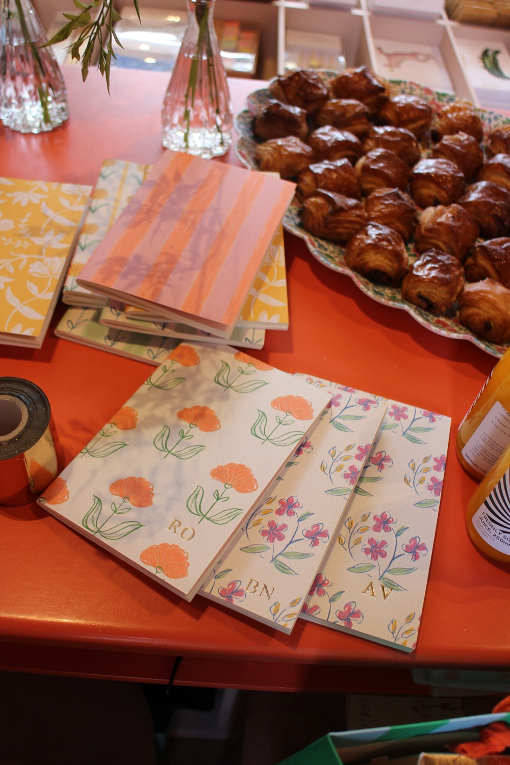 Meri Meri Bespoke Notebook Embossing Event