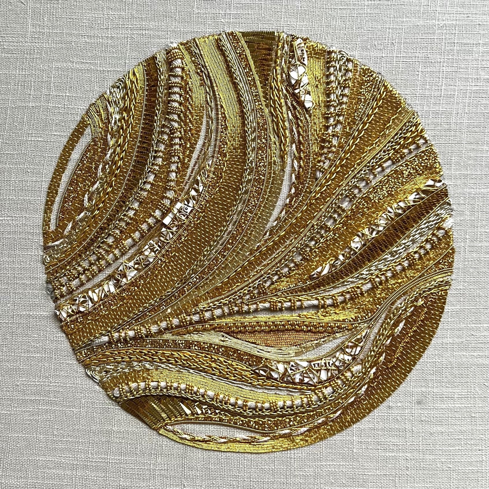 Michelle Agnew Guest Tutor Illustration Course - Impressionist Goldwork 
