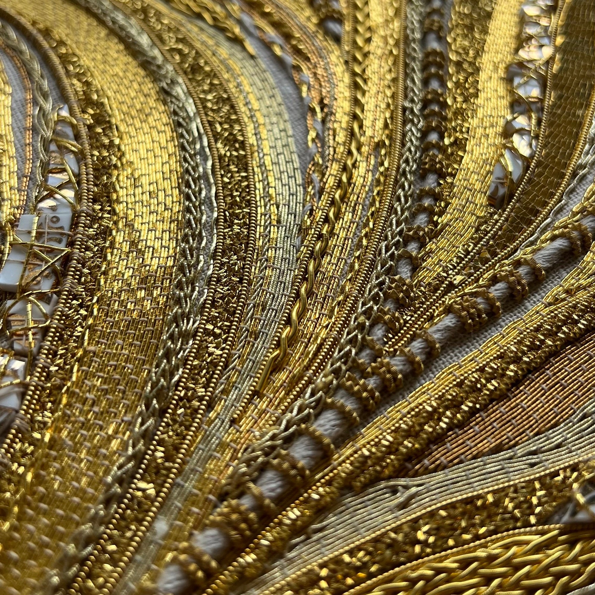 Michelle Agnew Guest Tutor Illustration Course - Impressionist Goldwork 