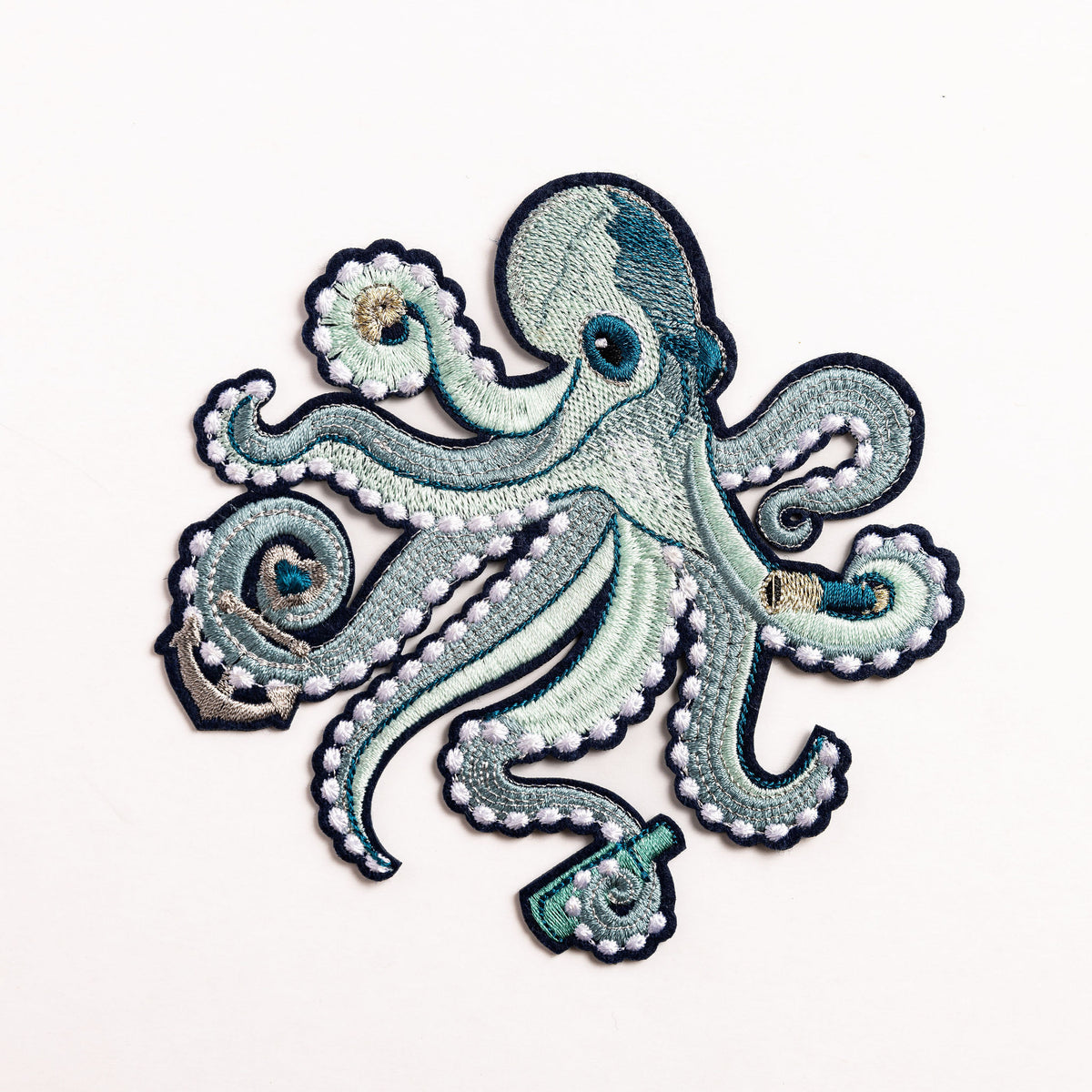 Octopus Embroidered Patch 