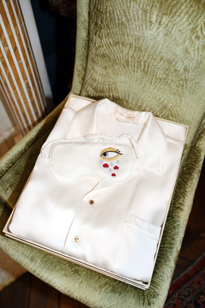 Olivia Von Halle X Jessica McCormack Bespoke Hand Embroidery