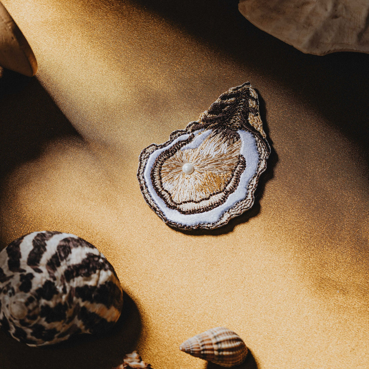 Oyster Embroidered Patch 
