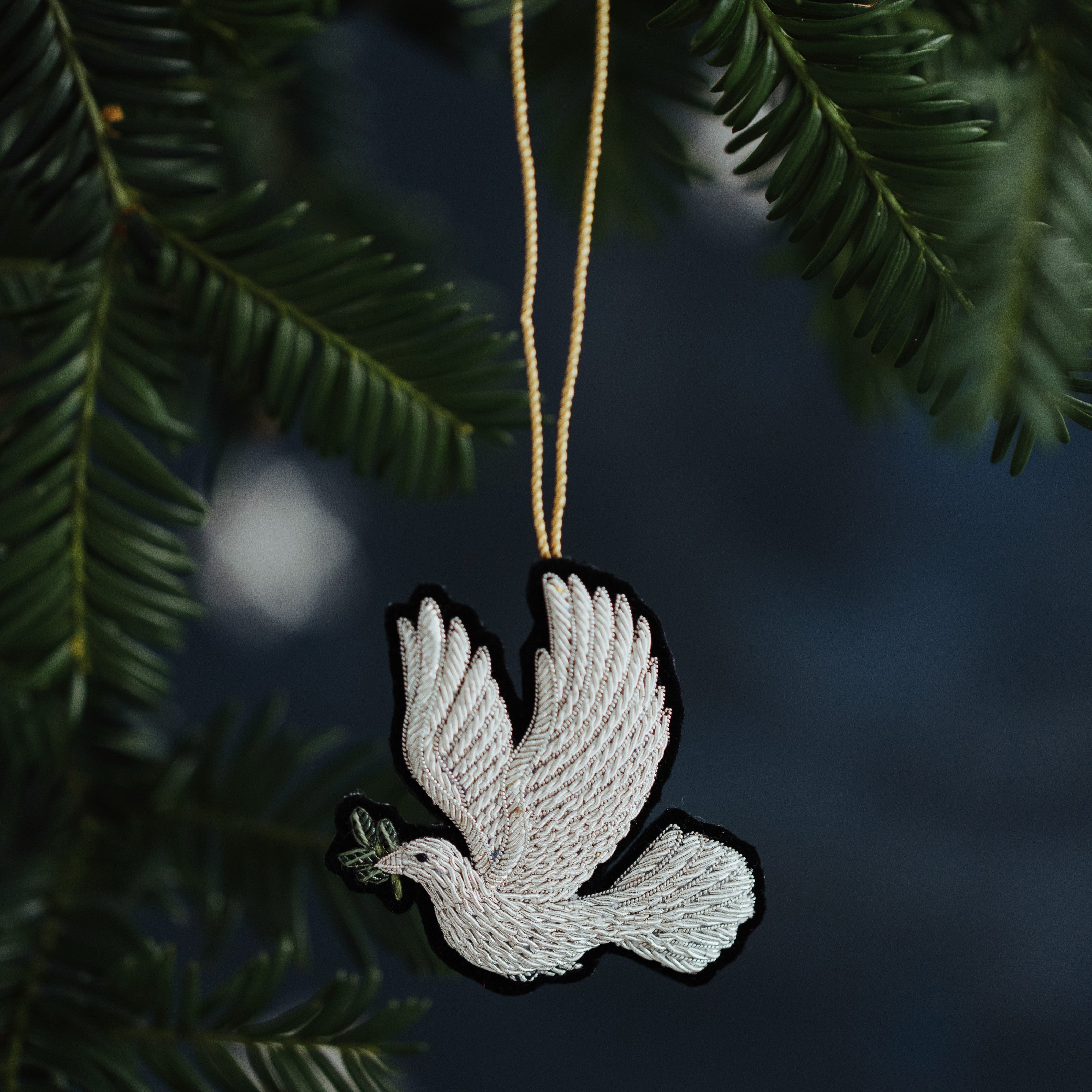 Pair of Turtle Dove Hanging Decoration (8632070177027)
