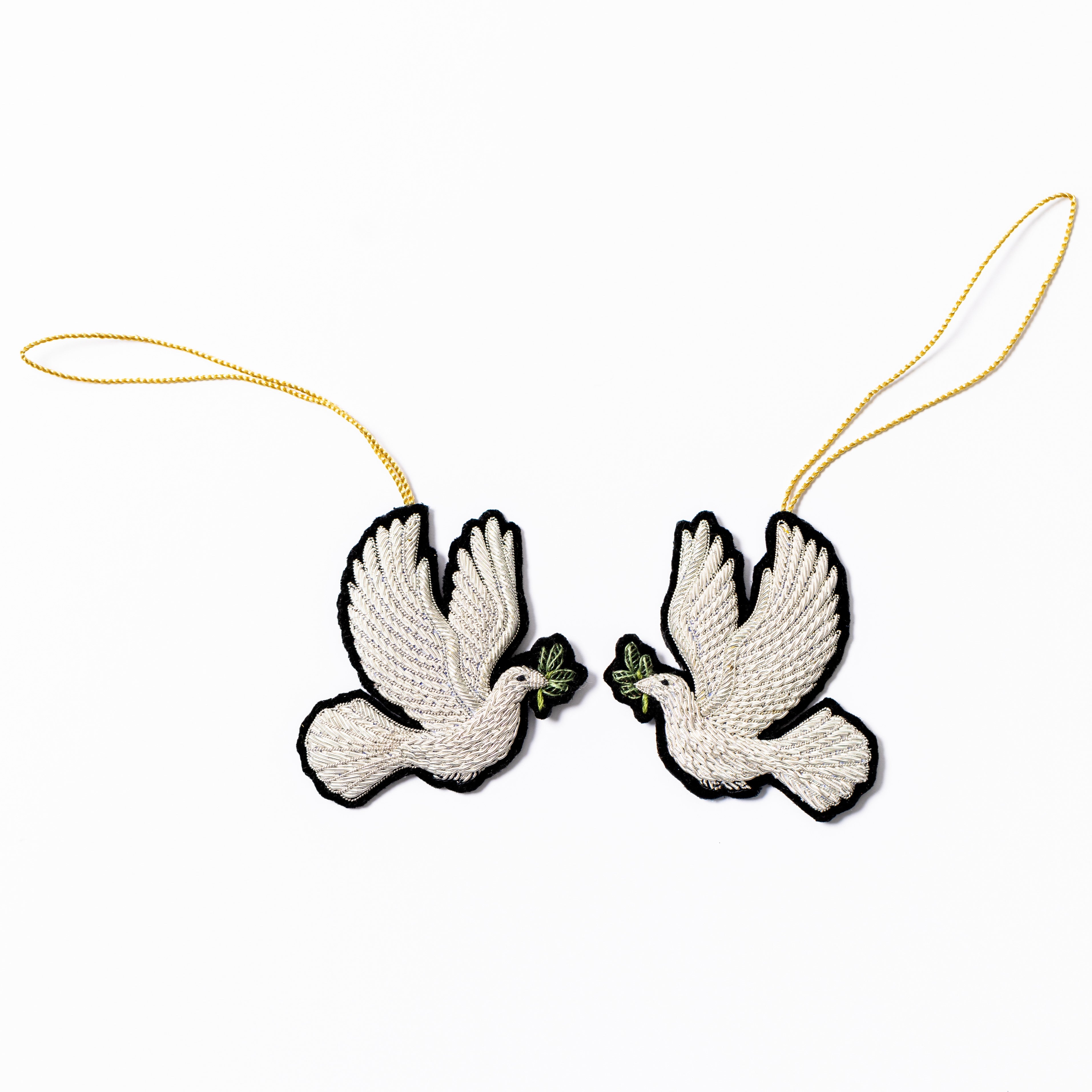 Pair of Turtle Dove Hanging Decoration (8632070177027)