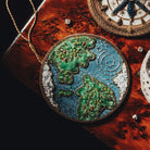 Planet Earth Hand Embroidered Hanging Decoration 