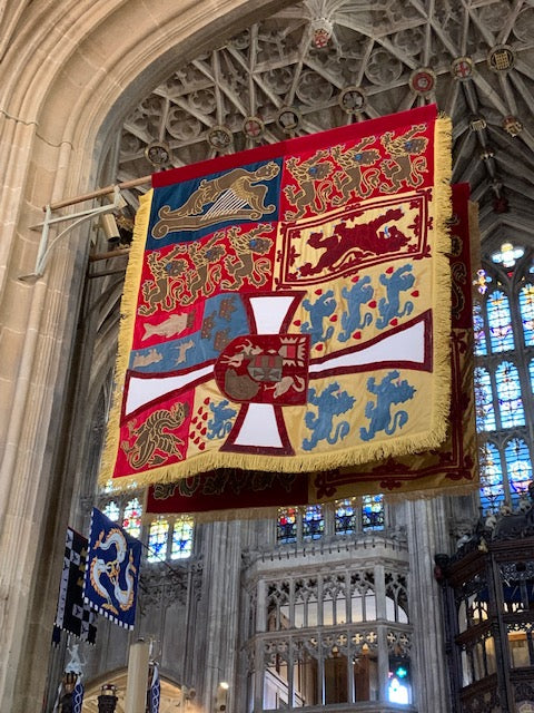 Queen Alexandra and King Edward VII Garter Banner Restoration