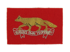 Queens Own Yeomanry Beret Badge (Running Fox) (4334340702280)