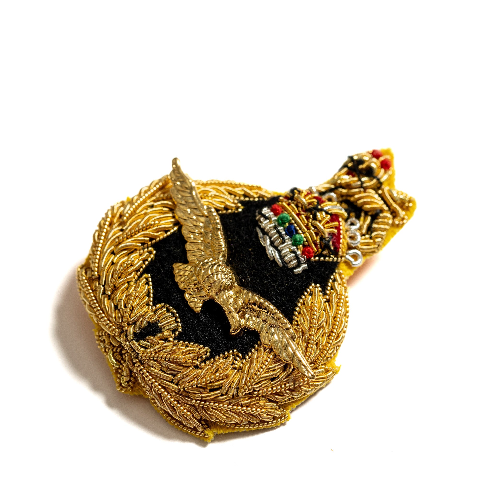 王冠付きイギリス空軍将校ベレー帽章 – Hand & Lock