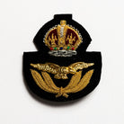 RAF Officers Cap Badge with Kings Crown