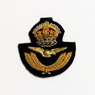 RAF Officers Beret Badge with Kings Crown