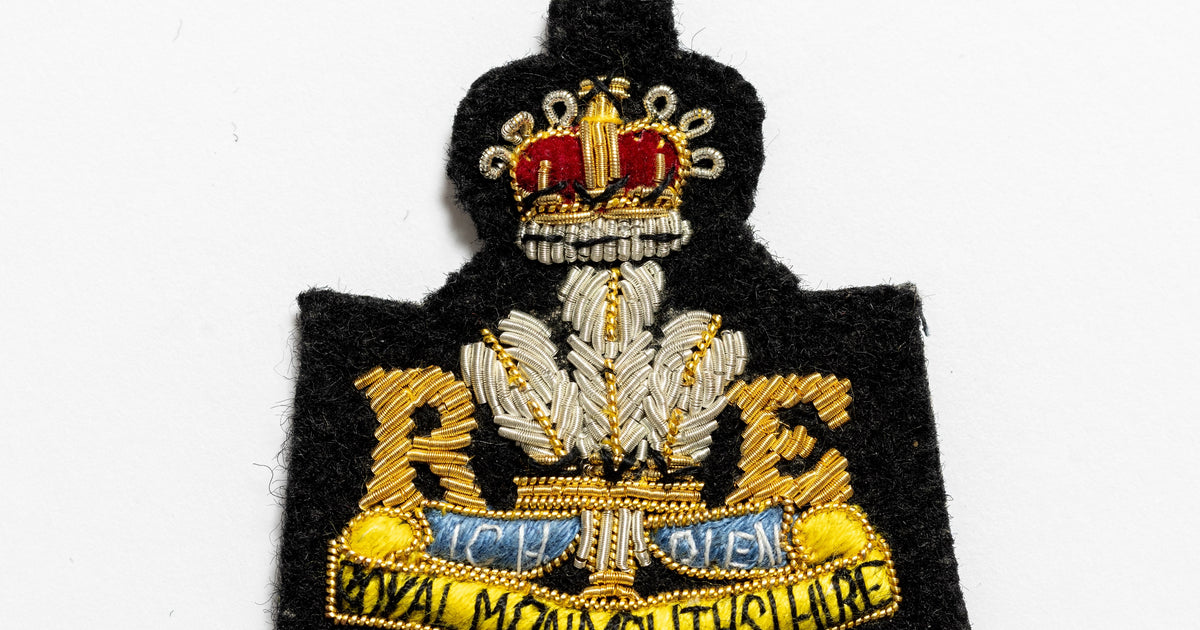Royal Engineers Beret Badge, Officers - UK Supplier - E.C.Snaith And - Foto 5