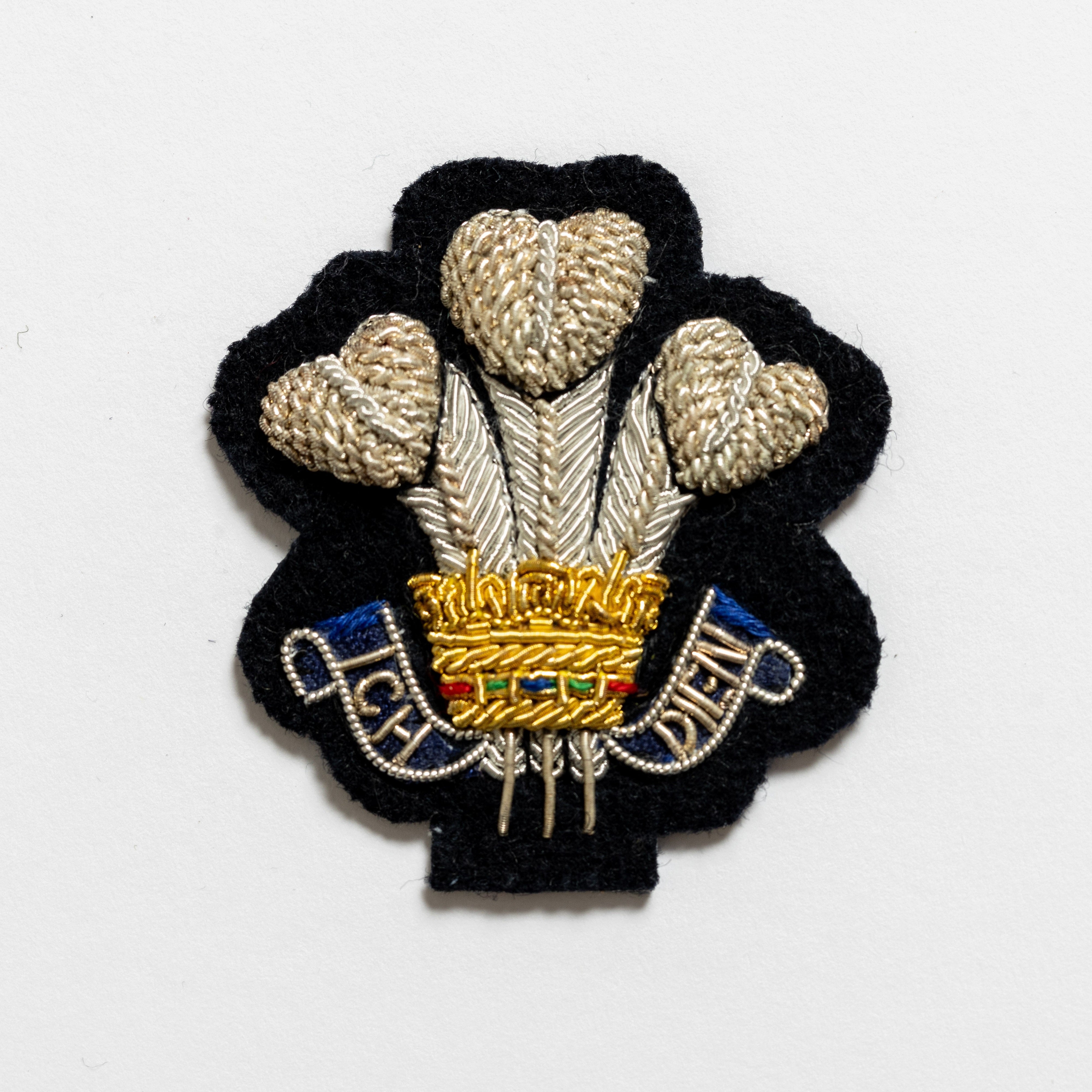 ROYAL SCOTS DRAGOON GUARDS ARM BADGE ON DARK NAVY (4334330937416)