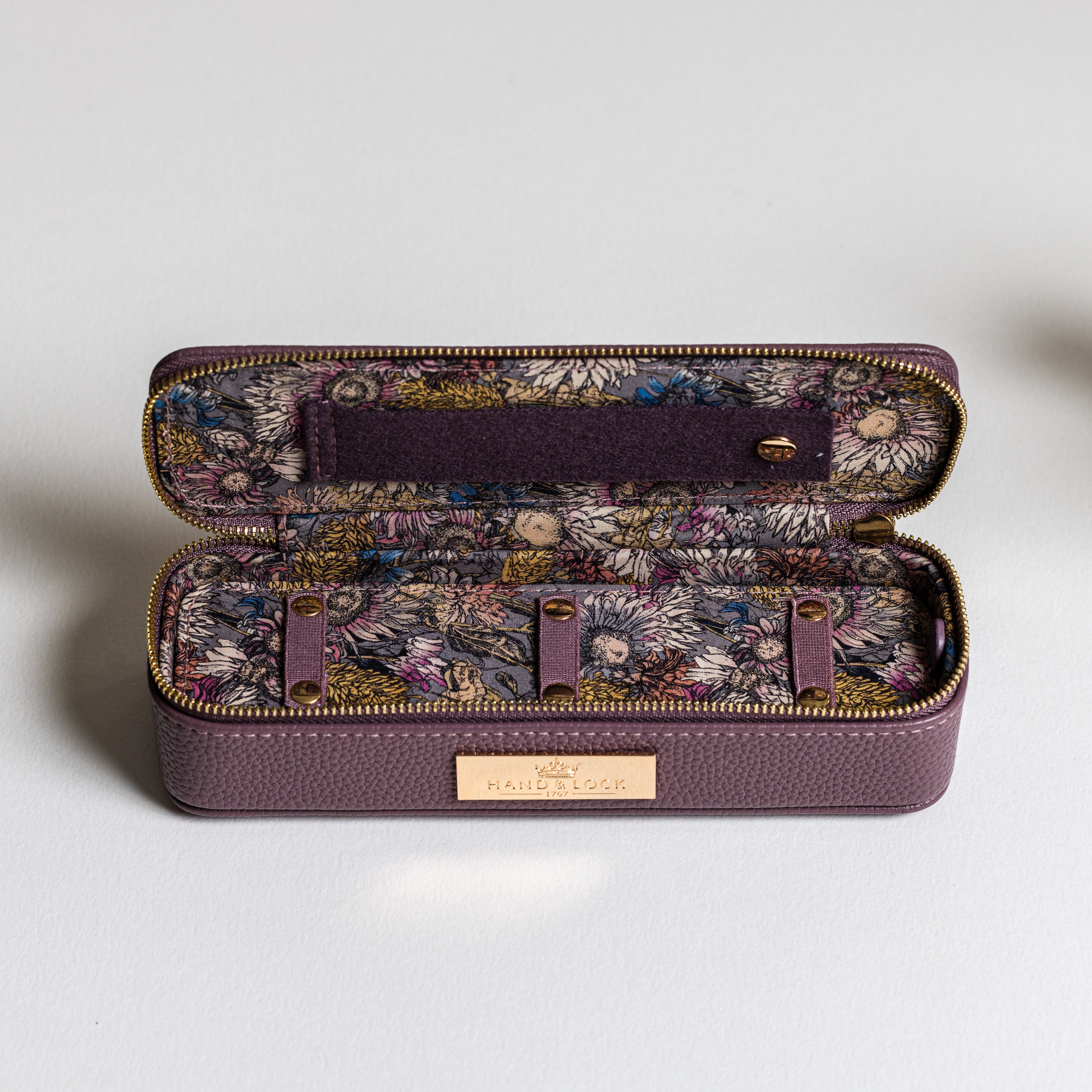 1767 Autumn Floral Mauve Embroidery Tool Case (14792396407162)