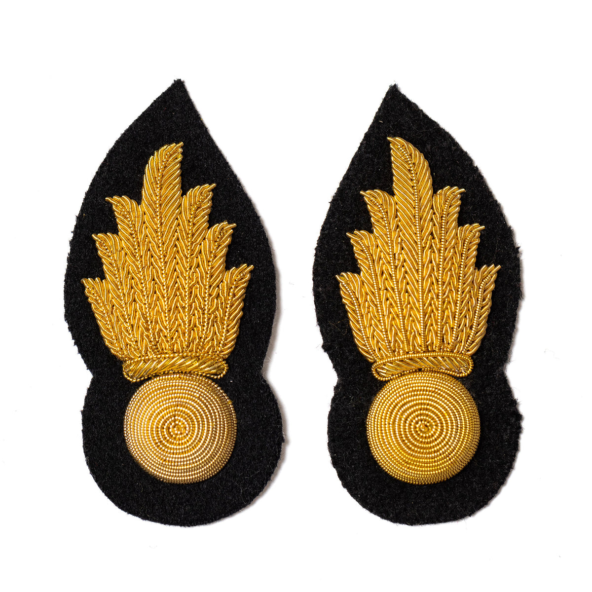 Royal Artillery Band Collar Badges & Grenadiers Other Rank Mess Collar