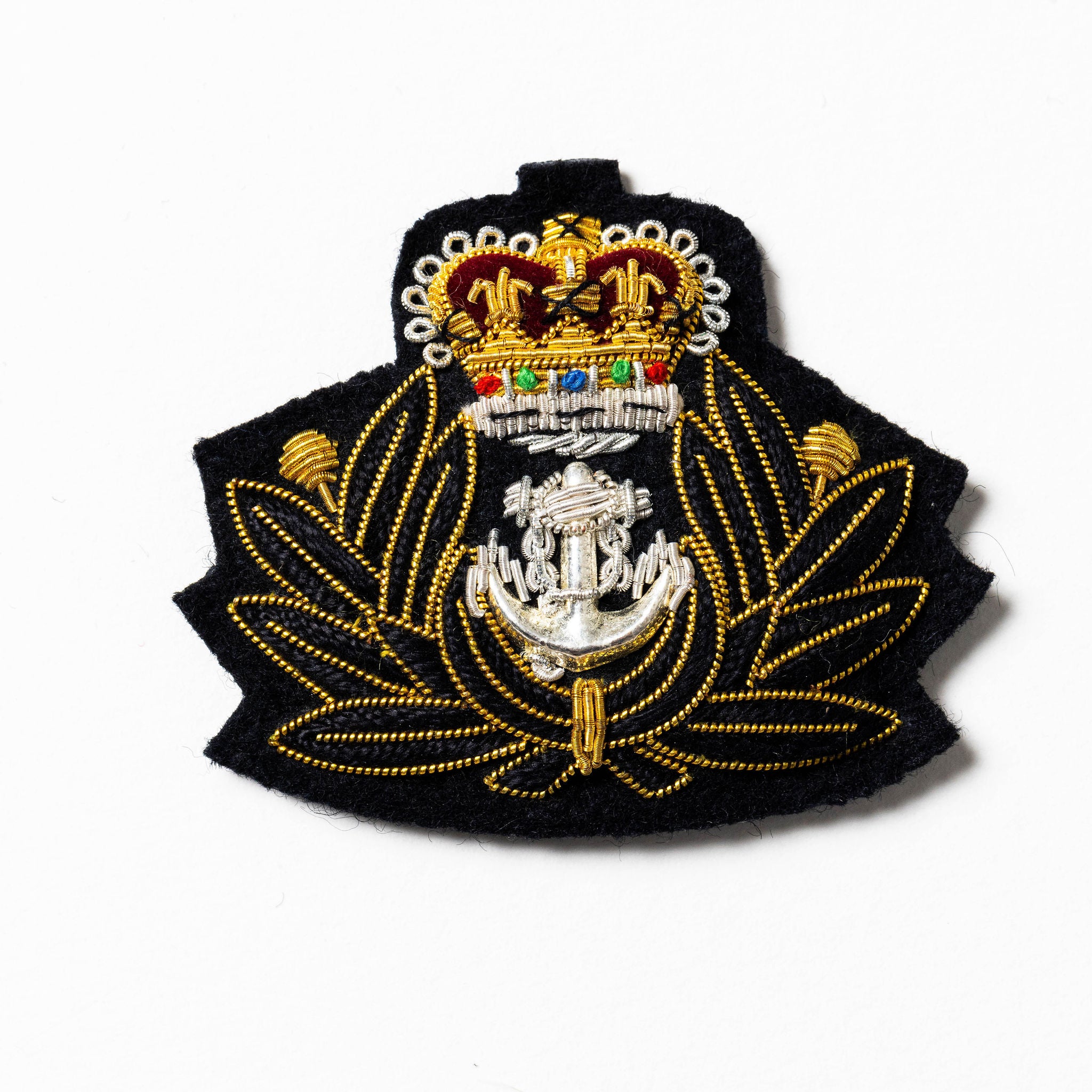 英国海軍牧師ベレー帽章 – Hand & Lock