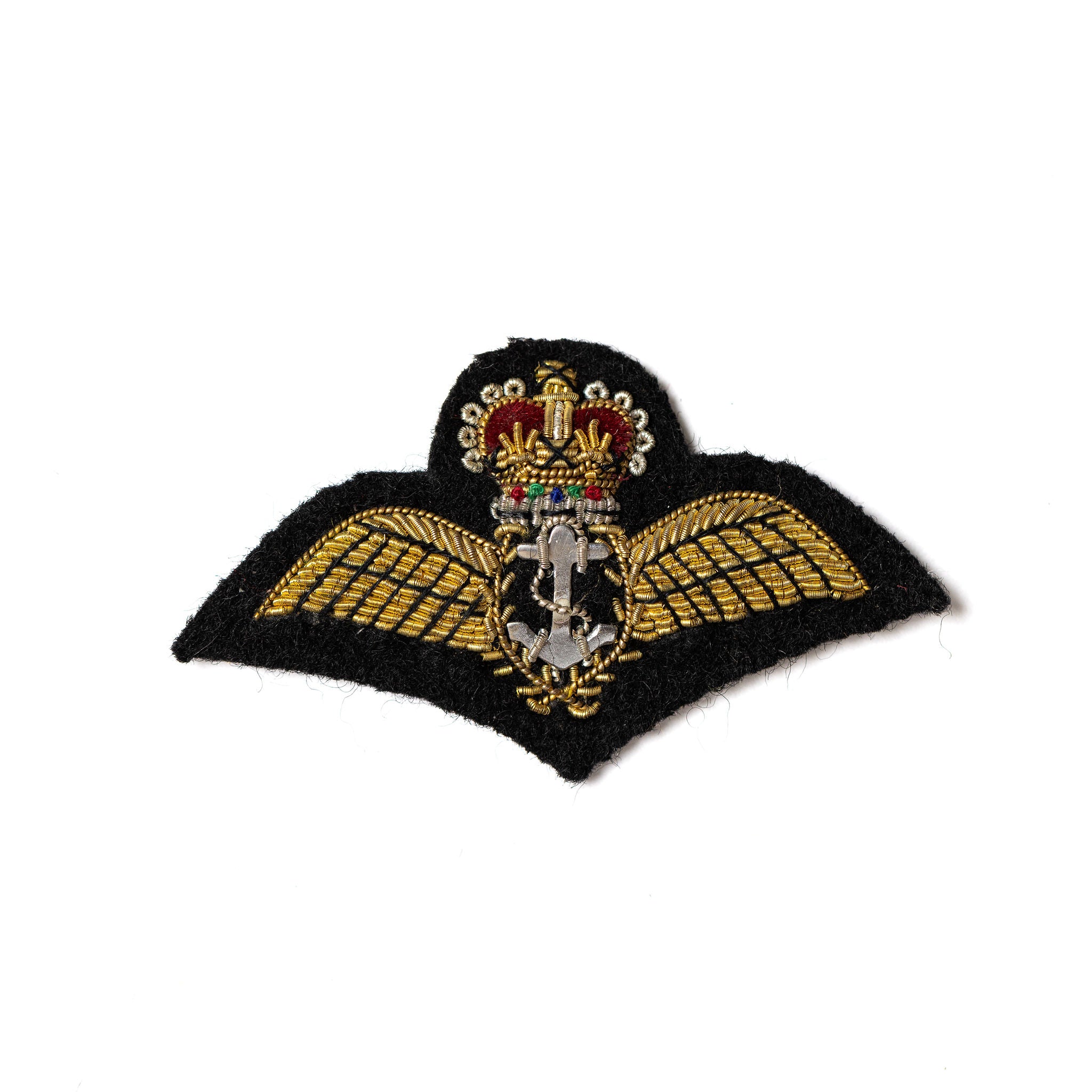Royal Navy Fleet Arm Mess Wings on Black