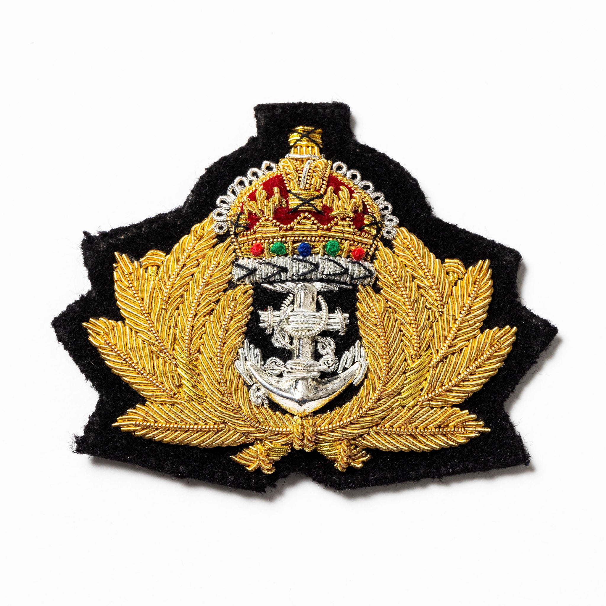 英国海軍士官帽章 - 黒 – Hand & Lock