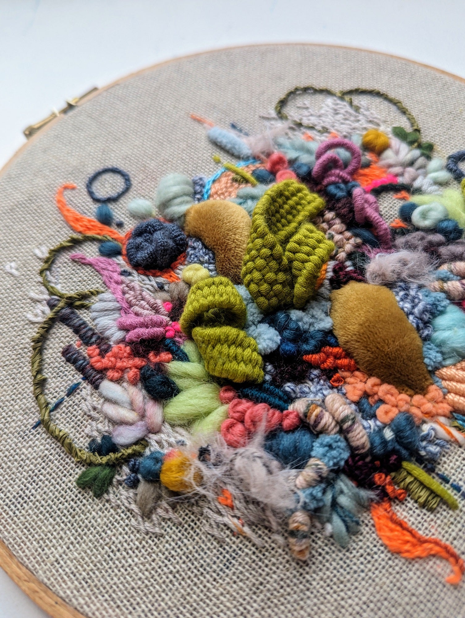Ruth Hughes Guest Tutor Hand Embroidery Course 'Thread to Texture'