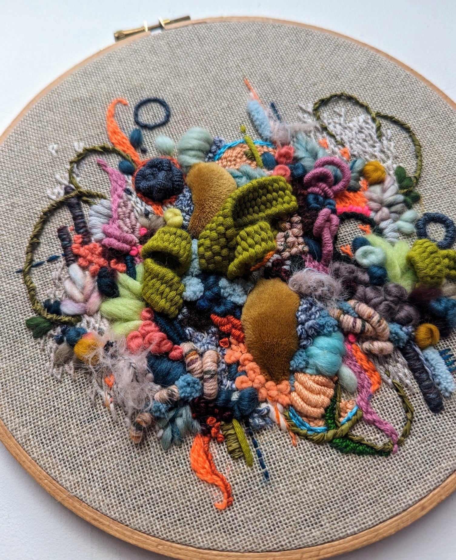 Ruth Hughes Guest Tutor Hand Embroidery Course 'Thread to Texture' 