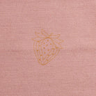 The Strawberry Kit - Strawberry design on a pink fabric background