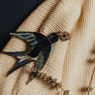 Sailors Swallows Embroidered Patch Set 
